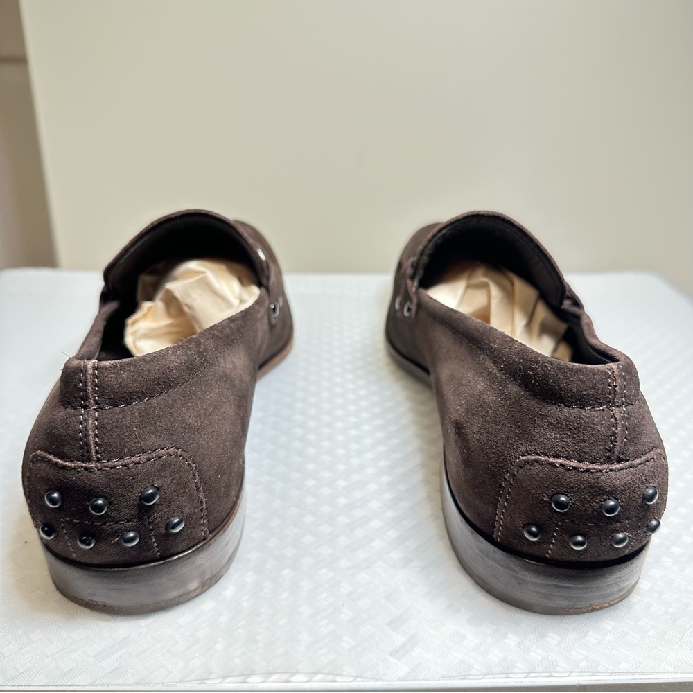 Tod's Suede Brown Loafers Made In Italy Men’s Size 9 - Picture 5 of 11